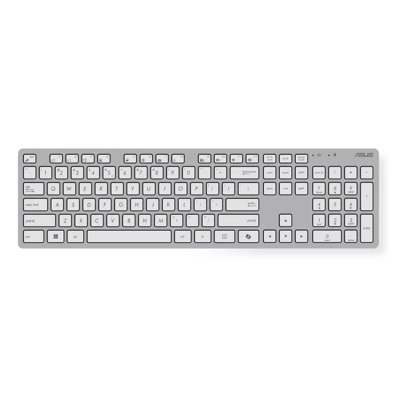 Conjunto de teclado e rato ASUS W5000 Wireless teclado e rato incluídos universal RF sem fios branco