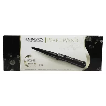 Ferro de caracóis Remington REM-CI95 — aquecimento cerâmico, máx. 210 °C, LCD, cabo de 3 m, preto