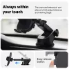 Suporte para automóvel Crong Carclip para painel e para-brisas, passivo, para smartphones, preto (carbono)