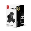 Suporte para saída de ar do automóvel para telemóveis Crong Carclip Air Vent (para telemóveis), preto/carbono