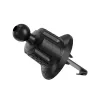 Suporte para saída de ar do automóvel para telemóveis Crong Carclip Air Vent (para telemóveis), preto/carbono