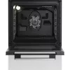 Whirlpool W5V5LCW Fogão independente placa elétrica vitrocerâmica preto, branco