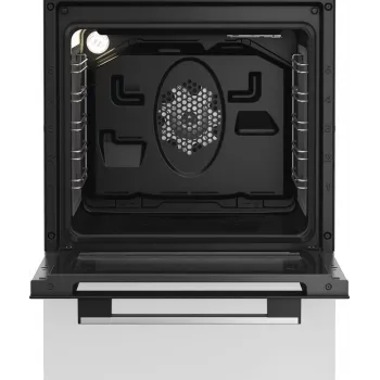 Whirlpool W5V5LCW Fogão independente placa elétrica vitrocerâmica preto, branco