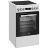 Whirlpool W5V5LCW Fogão independente placa elétrica vitrocerâmica preto, branco