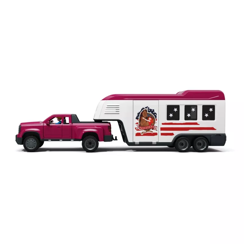 schleich Lakeside Truck com atrelado, animal, cavalos, 5 anos, multicolor