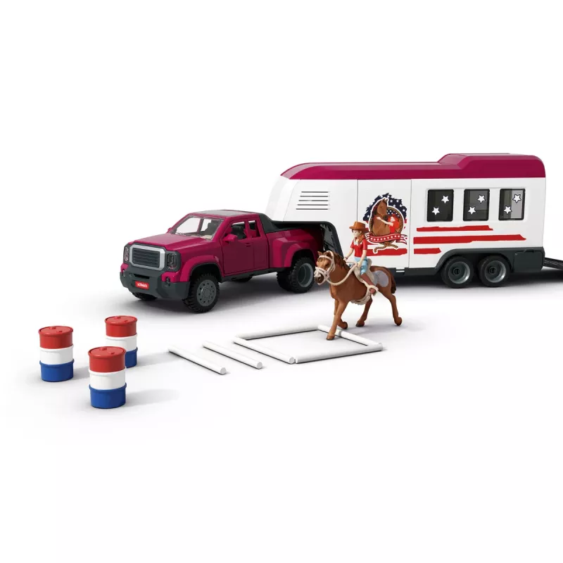 schleich Lakeside Truck com atrelado, animal, cavalos, 5 anos, multicolor