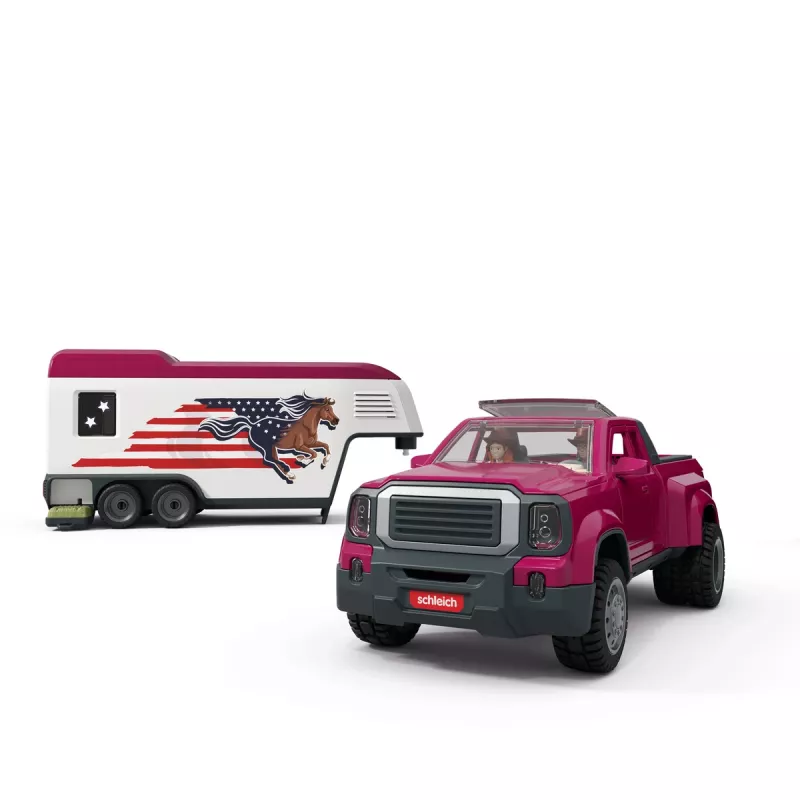 schleich Lakeside Truck com atrelado, animal, cavalos, 5 anos, multicolor