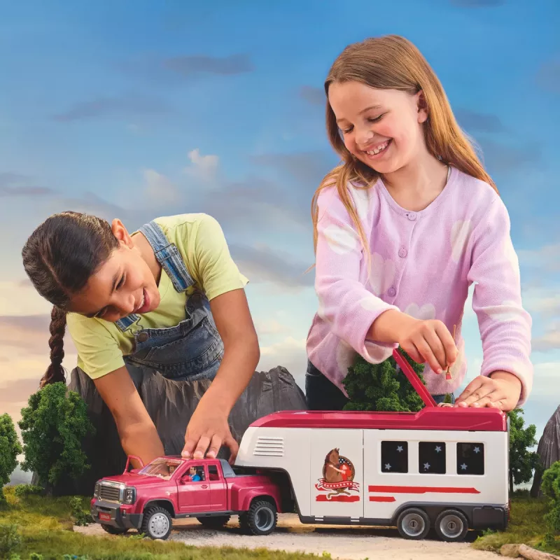 schleich Lakeside Truck com atrelado, animal, cavalos, 5 anos, multicolor