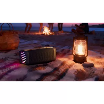 Altifalante portátil mono Philips TAS5000EB, 35 W RMS, 2 vias, Bluetooth, alcance de 30 m, preto