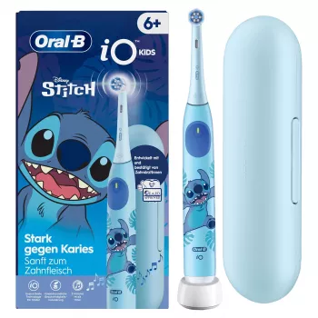 Escova de dentes infantil rotativa Oral-B iO Kids Stitch azul