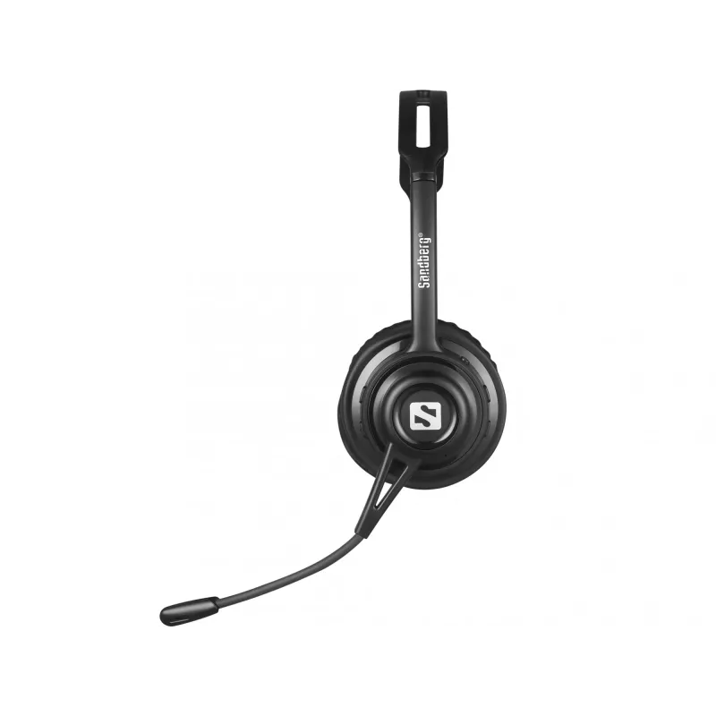 Headset sem fios Sandberg ANC+ENC, sem fios, música/dia a dia, 20–20000 Hz, 230 g, headset, preto