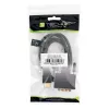 Cabo de vídeo Techly HDMI para DVI-D M/M 3m ICOC HDMI-D-030, 3 m, HDMI, DVI-D, ficha, ficha, dourado