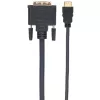 Cabo de vídeo Techly HDMI para DVI-D M/M 3m ICOC HDMI-D-030, 3 m, HDMI, DVI-D, ficha, ficha, dourado