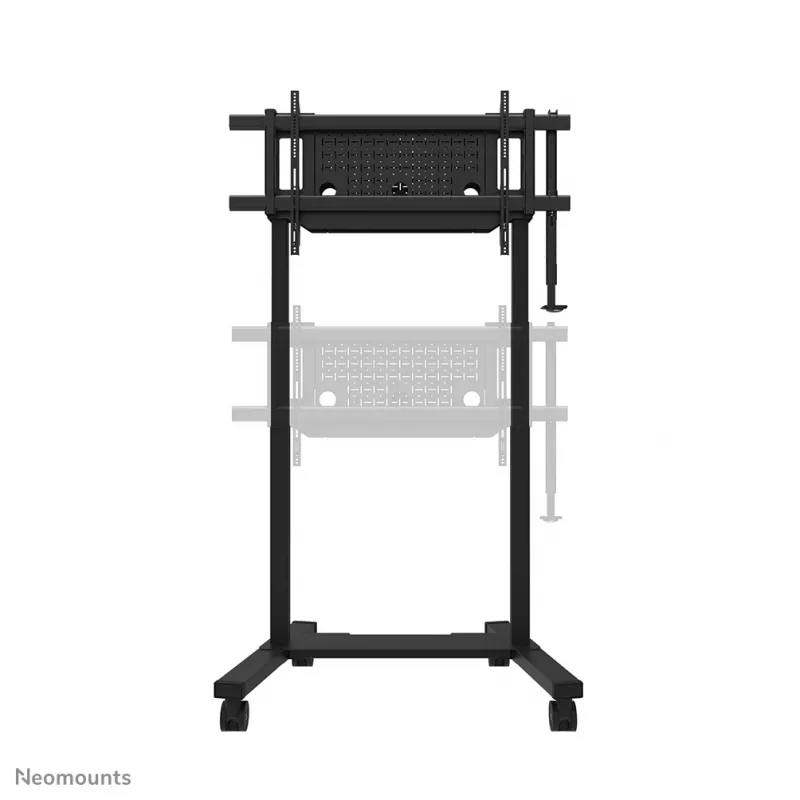 Suporte de TV Neomounts FL55-975BL1 motorizado para ecrãs de 75–115 polegadas, aço, preto, máx. 160 kg, altura 2154 mm