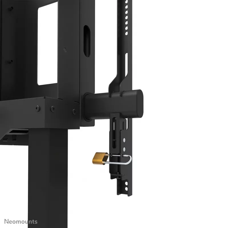 Suporte de TV Neomounts FL55-975BL1 motorizado para ecrãs de 75–115 polegadas, aço, preto, máx. 160 kg, altura 2154 mm