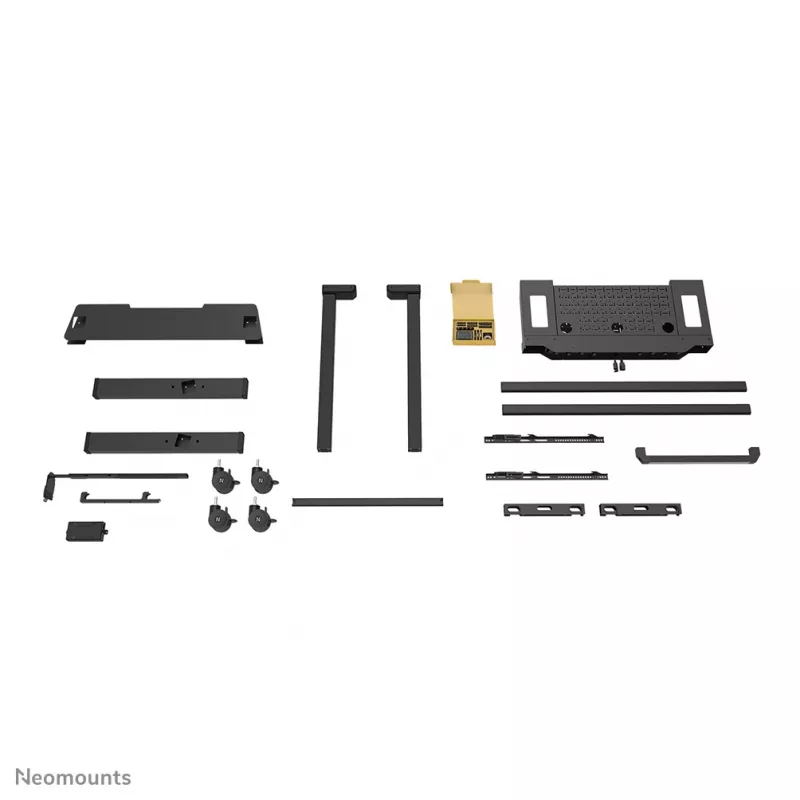Suporte de TV Neomounts FL55-975BL1 motorizado para ecrãs de 75–115 polegadas, aço, preto, máx. 160 kg, altura 2154 mm