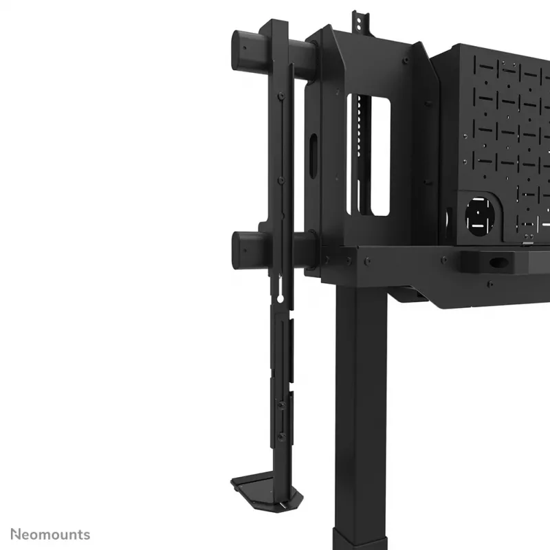Suporte de TV Neomounts FL55-975BL1 motorizado para ecrãs de 75–115 polegadas, aço, preto, máx. 160 kg, altura 2154 mm