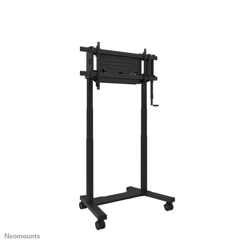 Suporte de TV Neomounts FL55-975BL1 motorizado para ecrãs de 75–115 polegadas, aço, preto, máx. 160 kg, altura 2154 mm