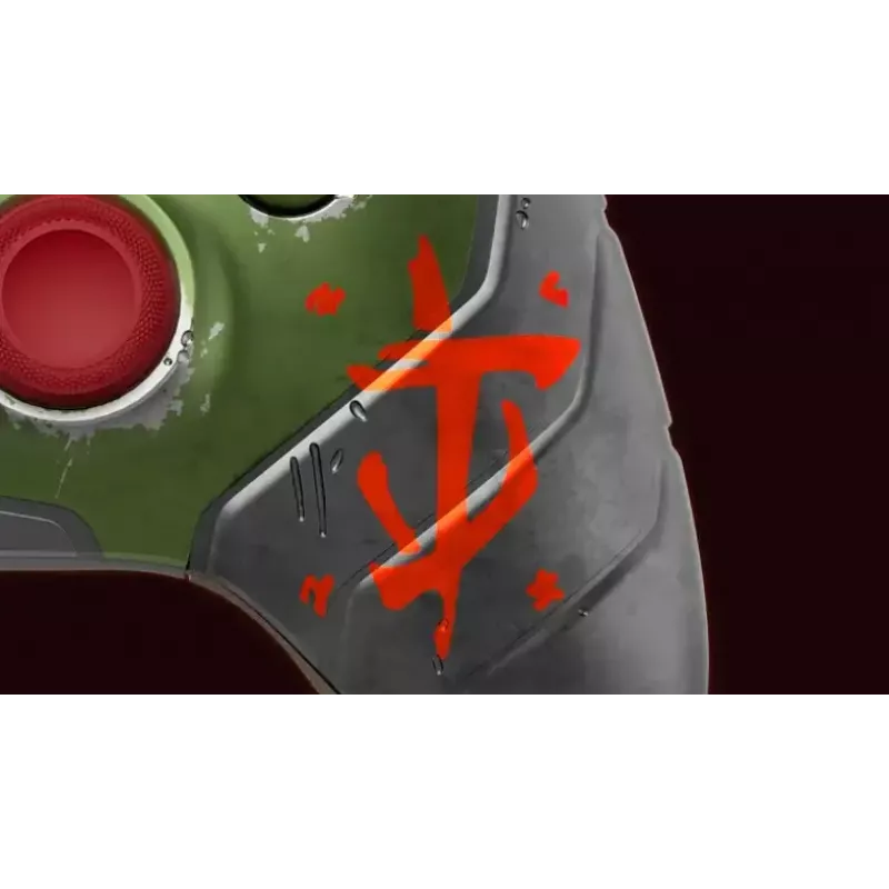 Comando sem fios Microsoft Xbox Wireless Controller DOOM: The Dark Ages Limited Edition, Bluetooth/USB, multicolor, pilha AA, USB-C