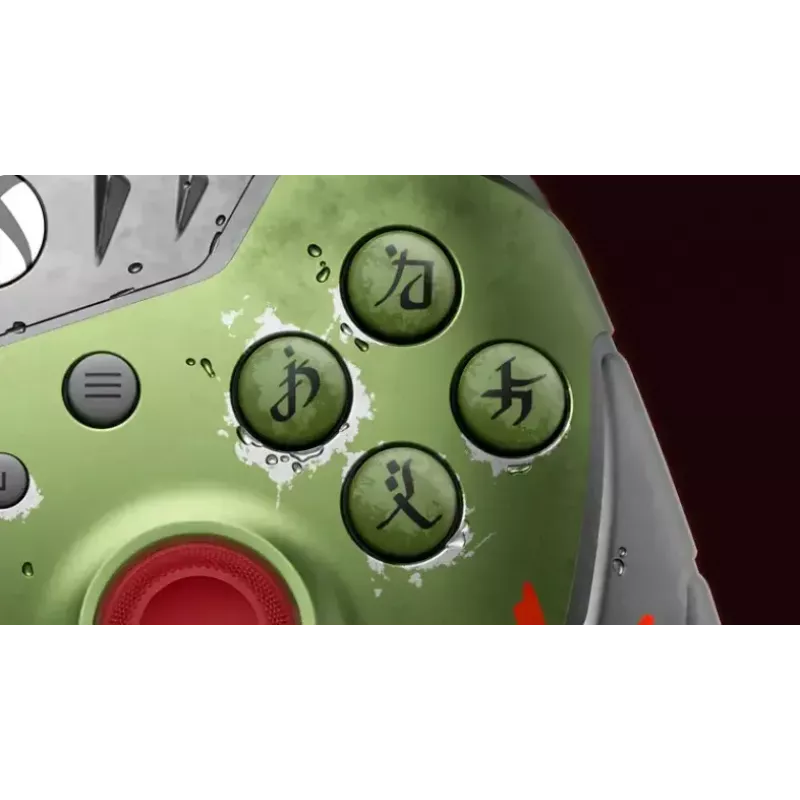 Comando sem fios Microsoft Xbox Wireless Controller DOOM: The Dark Ages Limited Edition, Bluetooth/USB, multicolor, pilha AA, USB-C