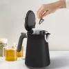 Chaleira elétrica Tefal KI6668E0 — 1,7 l, 2400 W, corpo em aço inoxidável, preto