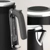 Chaleira elétrica Tefal KI6668E0 — 1,7 l, 2400 W, corpo em aço inoxidável, preto