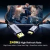 Cabo DisplayPort Unitek C1626GY01-3M 3 m, DisplayPort 2.1 macho-macho, 80 Gbit/s, HDR, HDCP 2.2, contactos dourados