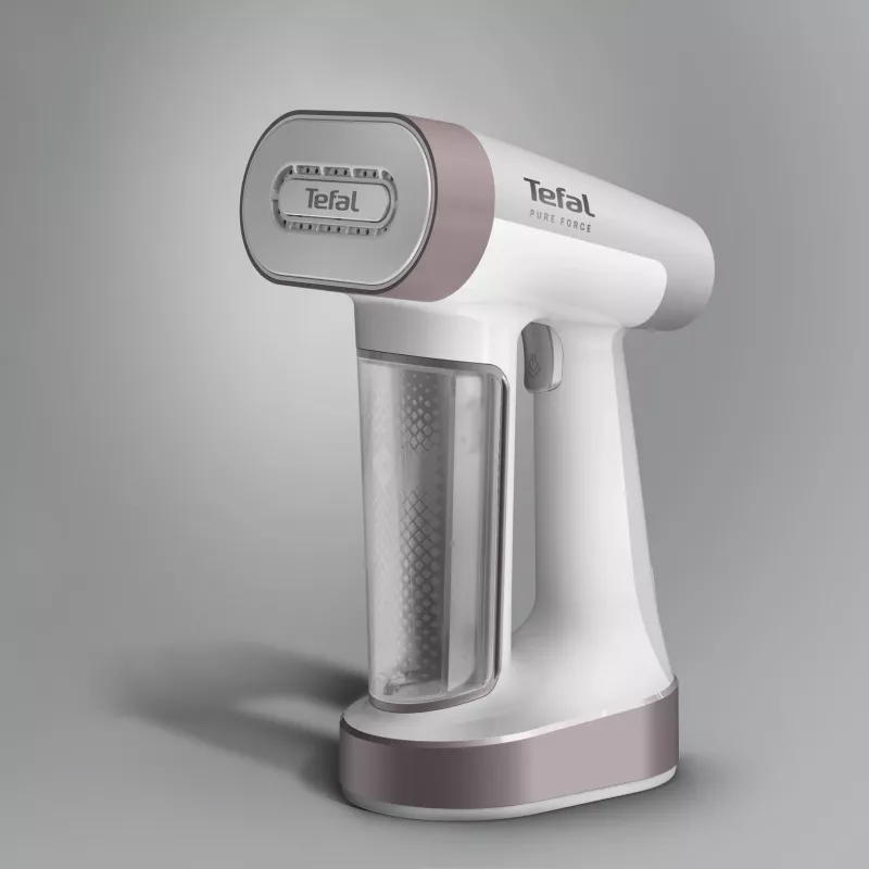 Tefal Pure Force DT8765E0 escova a vapor escova a vapor de mão 0,18 l 1800 W preto, cor canela