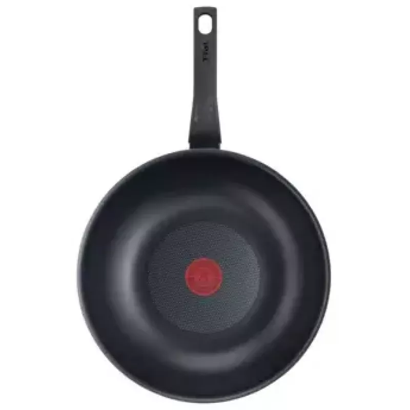 Wok/frigideira stir-fry Tefal Simply Clean B5671953, 28 cm, alumínio, revestimento antiaderente de titânio, Thermo-Spot