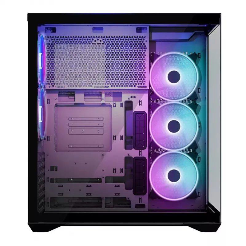 Caixa de PC Full-Tower MODECOM Volcano SPACE XL ARGB — Full Tower, suporte E-ATX, vidro temperado, ARGB, GPU até 440 mm