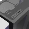 Caixa de PC Full-Tower MODECOM Volcano SPACE XL NF — preta, vidro temperado, ARGB, suporta micro-ATX, GPU até 44 cm, 3×3,5 polegadas/4×2,5 polegadas baías, USB-A 2×, USB-C 1×