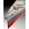 Modelo de navio de guerra Revell Bismarck kit 1:350