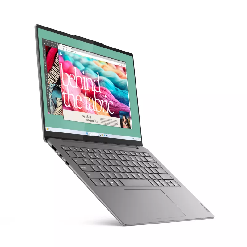 Portátil Lenovo Yoga Slim 7 14IMH9 Intel Core Ultra 5 125H 35,6 cm (14 polegadas) WUXGA 16 GB LPDDR5x-SDRAM 512 GB SSD Wi-Fi 6E (802.11ax) Windows 11 Home alemão cinzento