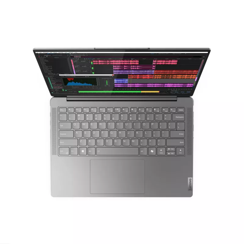 Portátil Lenovo Yoga Slim 7 14IMH9 Intel Core Ultra 5 125H 35,6 cm (14 polegadas) WUXGA 16 GB LPDDR5x-SDRAM 512 GB SSD Wi-Fi 6E (802.11ax) Windows 11 Home alemão cinzento