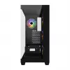 Caixa FSP M340-BA Midi Tower mITX, mATX, ATX preto ARGB, Midi Tower, PC, preto, ATX, micro ATX, Mini-ITX, vidro, SPCC, 17 cm