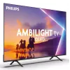 TV Philips 43PUS8450/12 43 polegadas QLED 4K Ultra HD, 3840×2160, Titan OS, Wi‑Fi, Ethernet, preto