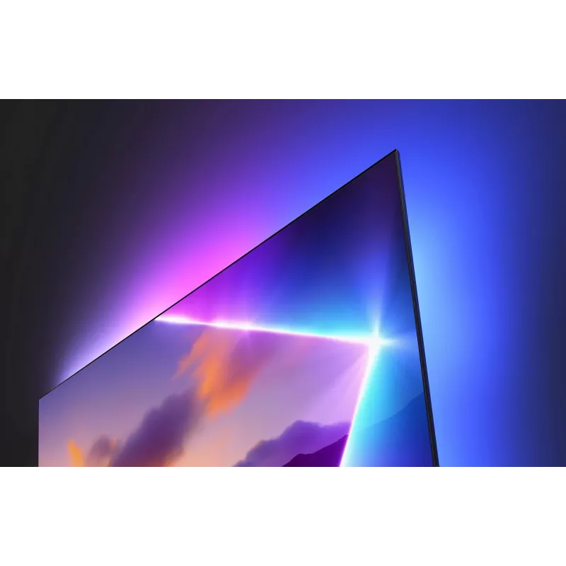 TV Philips 43PUS8450/12 43 polegadas QLED 4K Ultra HD, 3840×2160, Titan OS, Wi‑Fi, Ethernet, preto