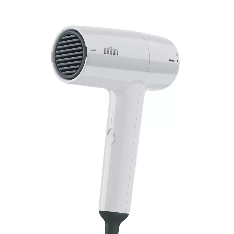 Secador de cabelo BRAUN HD1.55 — 1800 W, 2 níveis de calor, Cool shot, cabo de 1,8 m, branco