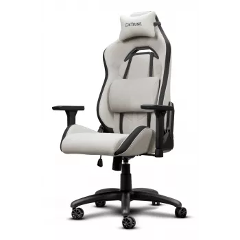 Cadeira de gaming para PC Trust 25532, assento acolchoado, bege