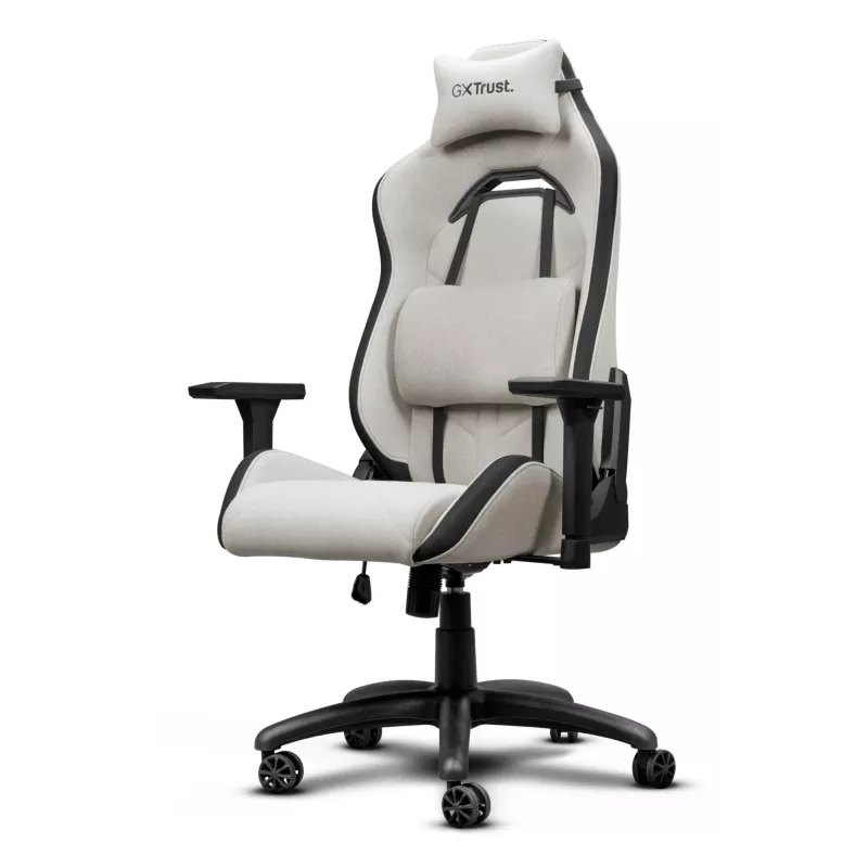 Cadeira de gaming para PC Trust 25532, assento acolchoado, bege