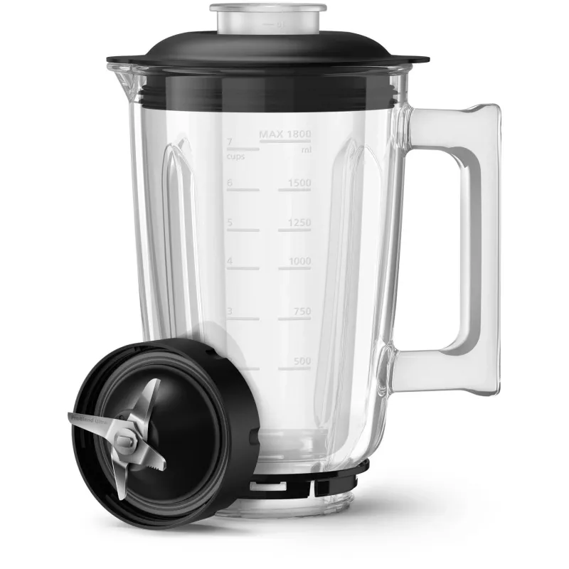 Batedeira de mesa Philips Série 7000 HR3760/10 preto aço inoxidável