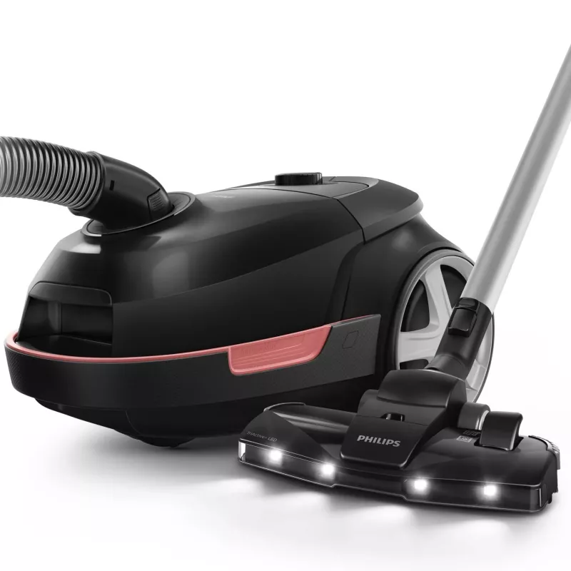 Aspirador Philips XD6142/12 — 900 W, saco de 4 L, filtro HEPA, preto