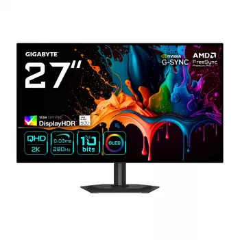 Monitor gaming OLED QHD GIGABYTE MO27Q28G 27