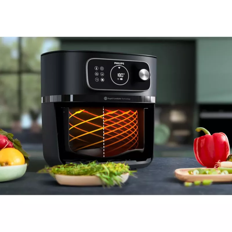 Philips HD9876/90 Airfryer 7000 series, 8,3 L, 2200 W, preto