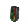 Sistema de altifalantes BLAUPUNKT PB60X — 120W RMS, Bluetooth A2DP, FM, ecrã LED, bateria de 7000mAh, 18h, AUX, comando, 568×322×321 mm