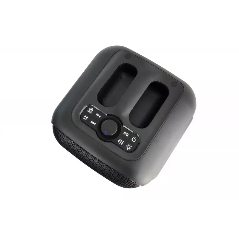 Sistema de altifalantes para interior/exterior BLAUPUNKT PB6LED — 40 W RMS, Bluetooth, FM, MicroSD, indicador LED, bateria de 4500 mAh