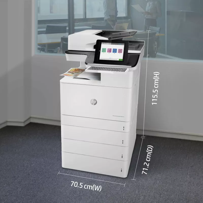 Multifunções HP Color LaserJet Enterprise Flow MFP M776z impressora laser cor