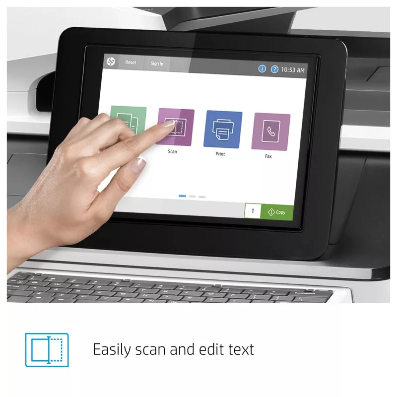 Multifunções HP Color LaserJet Enterprise Flow MFP M776z impressora laser cor