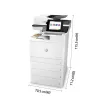 Multifunções HP Color LaserJet Enterprise Flow MFP M776z impressora laser cor