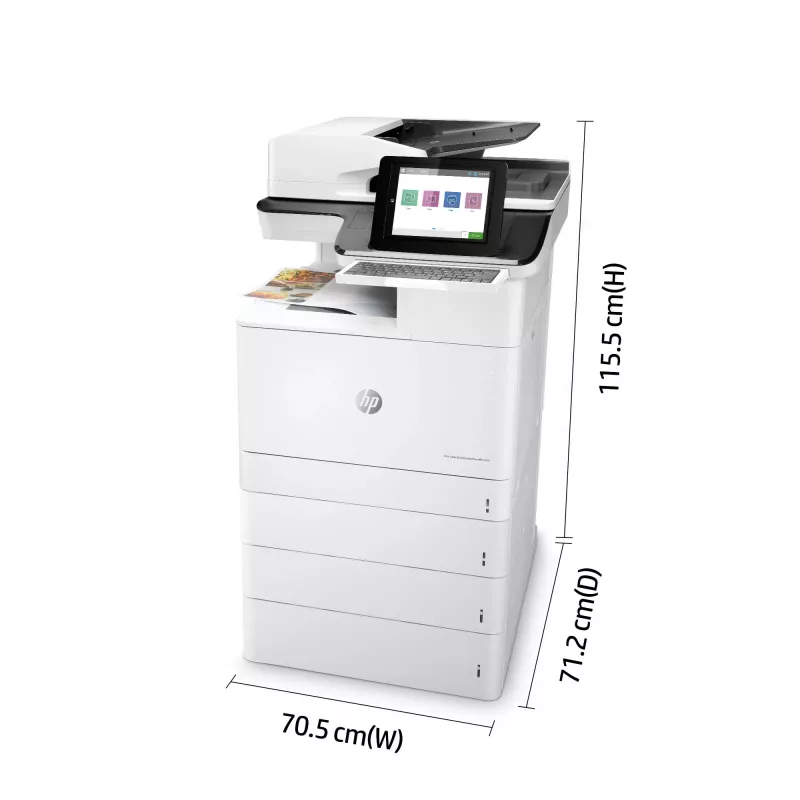 Multifunções HP Color LaserJet Enterprise Flow MFP M776z impressora laser cor